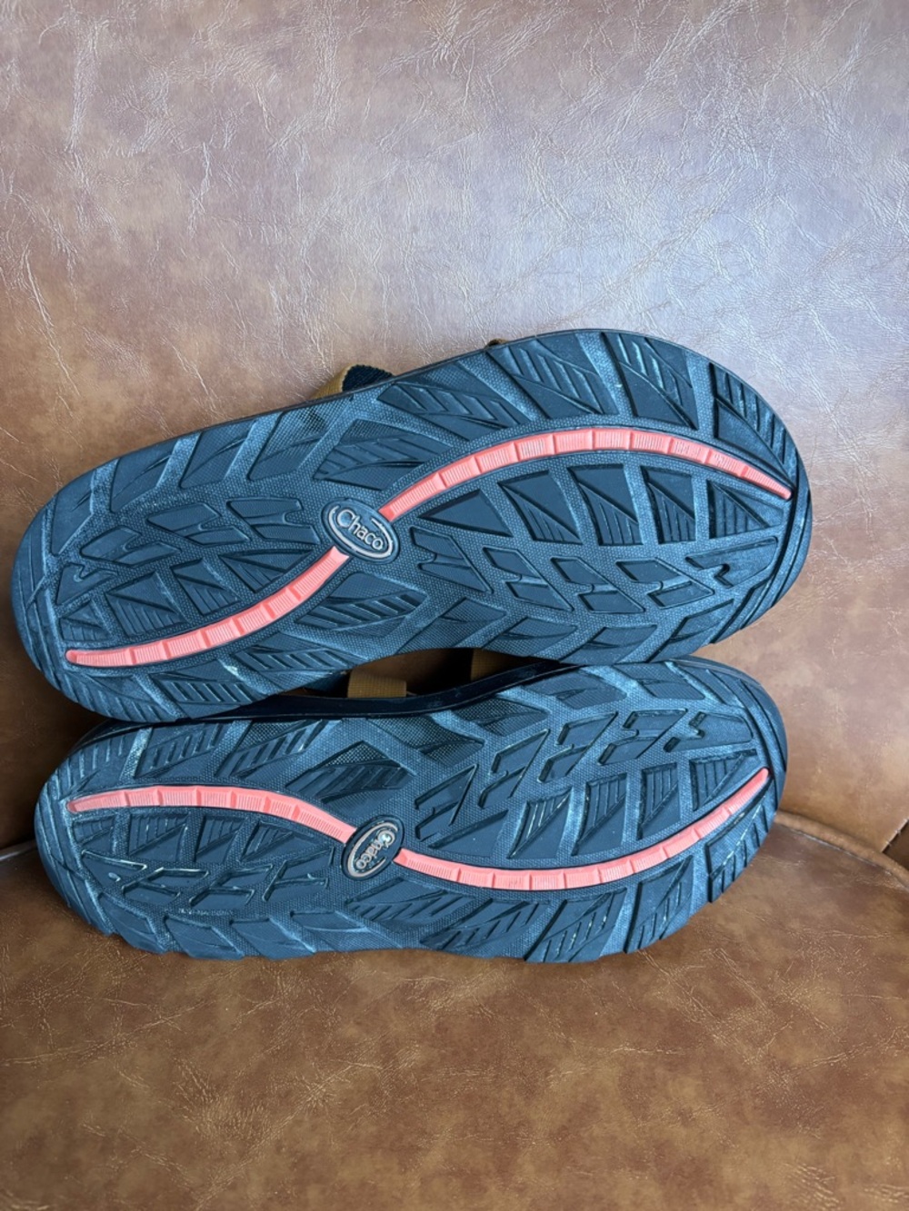 Chaco Z1 Classic Sporty Strappy Sandals Rust Brown Black Hiking Rafting M10 - Picture 8 of 8